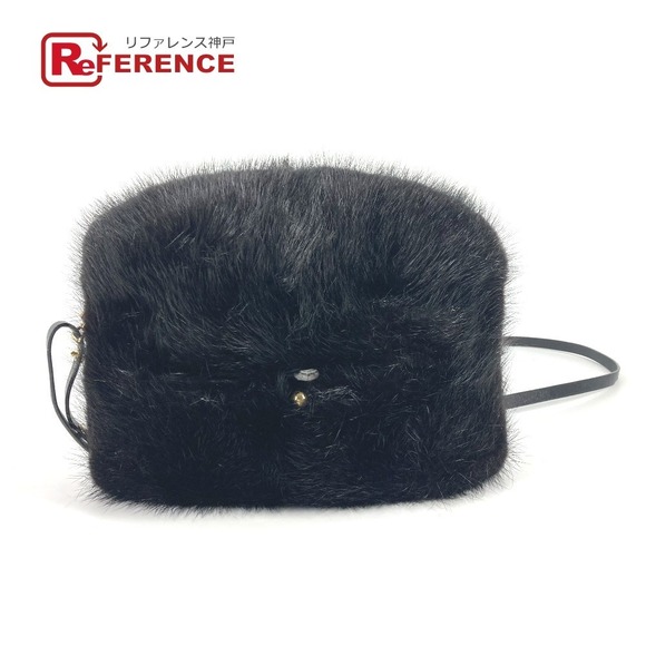 Louis Vuitton Handbags - Louis Vuitton Montchon Black Vison crossbody bag shoulder mink